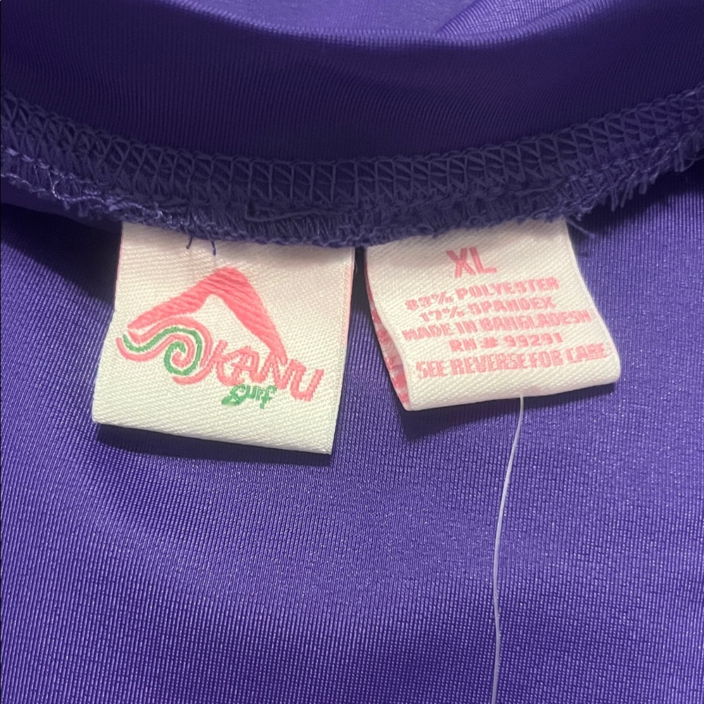 Kanu Surf Vibrant Purple Rash guard Swimwear Womens XL NWT - Picture 5 of 9